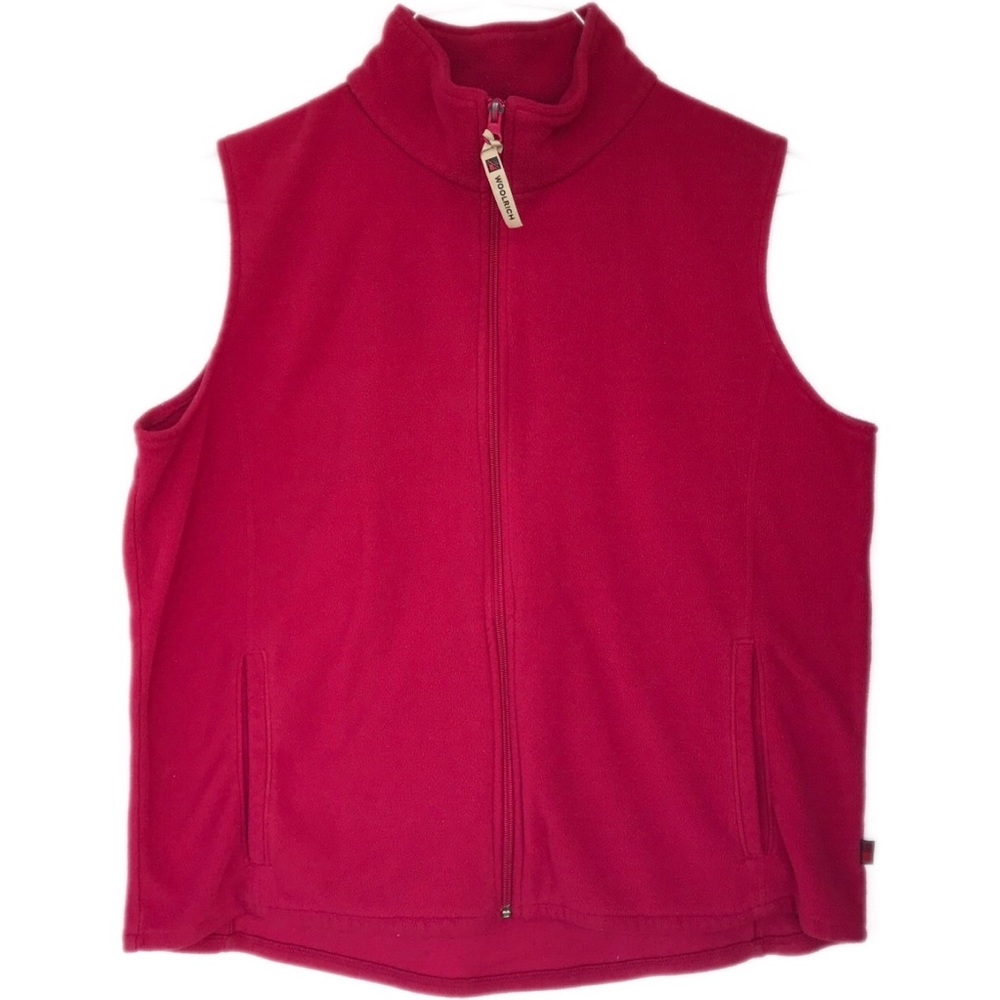 Woolrich zip up fleece vest